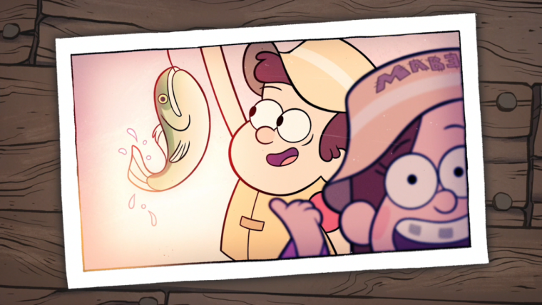 Гравити Фолз рыбалка