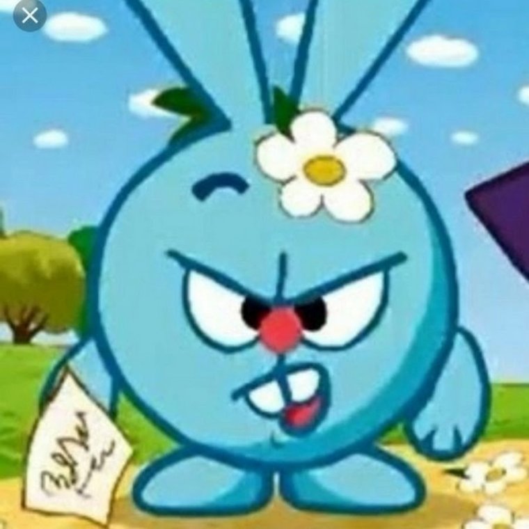 Крош сердитый