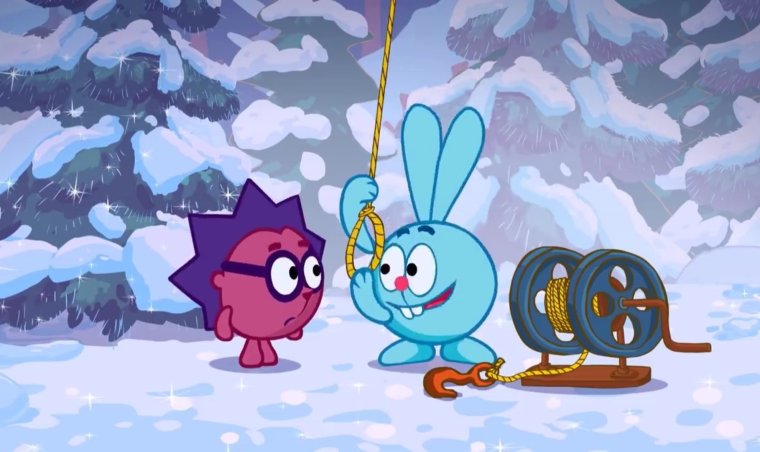 Смешарики Крош и Ежик Совунья