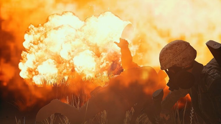 PUBG mobile взрыв