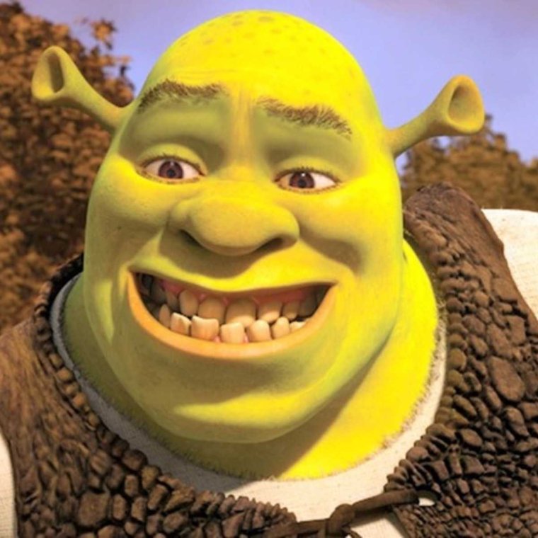 Шрек бежит