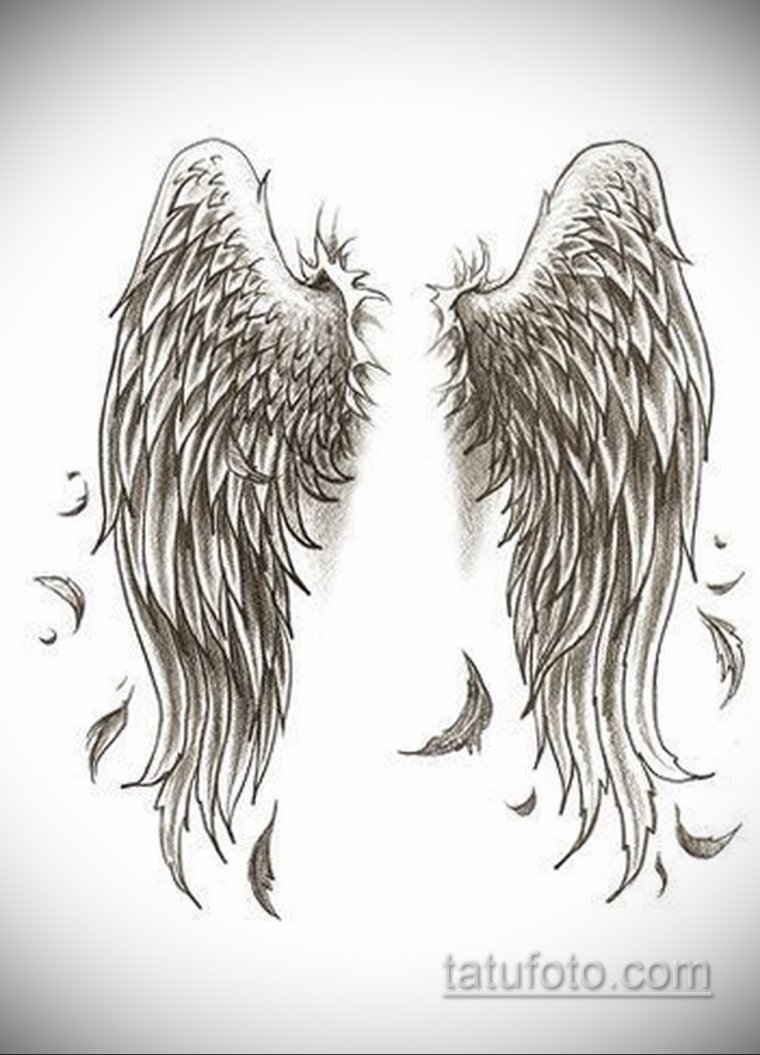 Эскизы татуировок Крылья