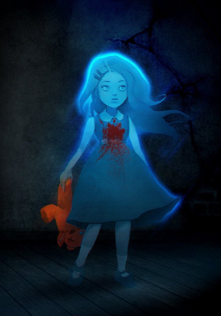 Девочка призрак арт