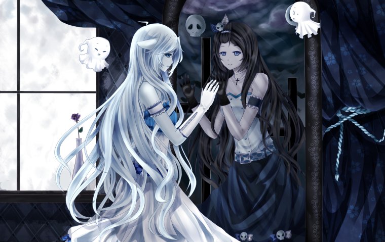 Аниме про призраков и девочку