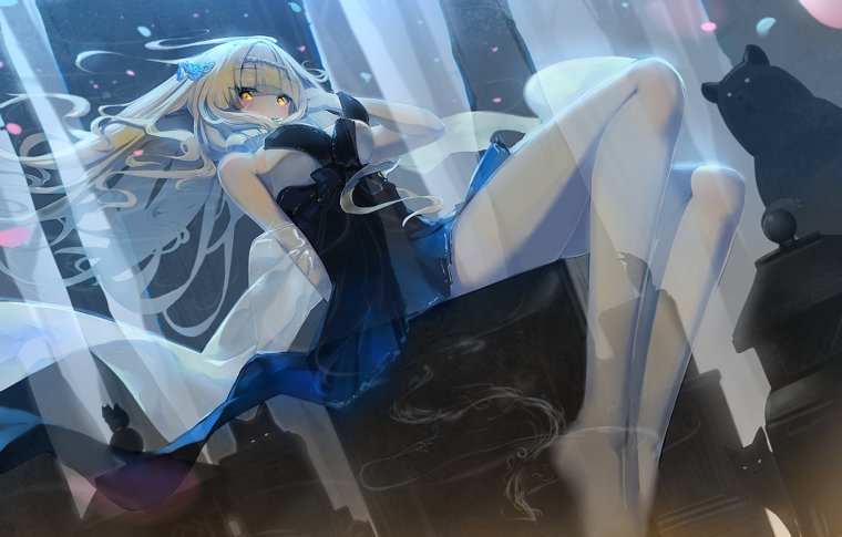 Аниме тян призрак