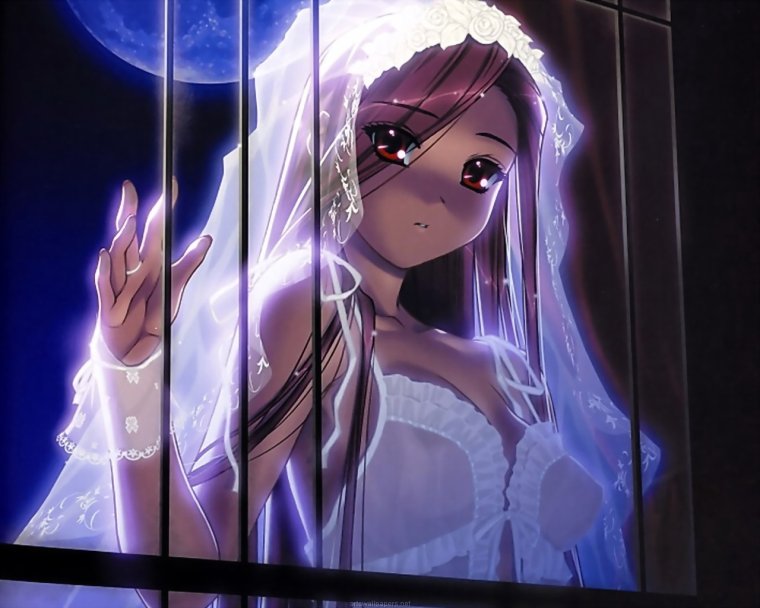 Аниме девушка за решеткой