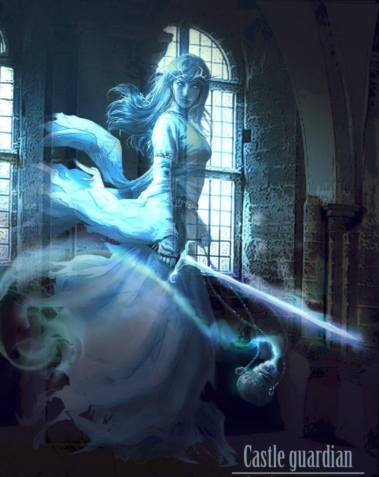 Девушка призрак арт