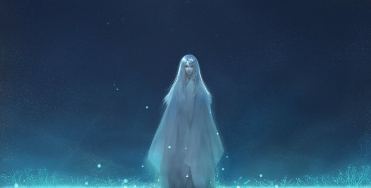 Девушка призрак арт