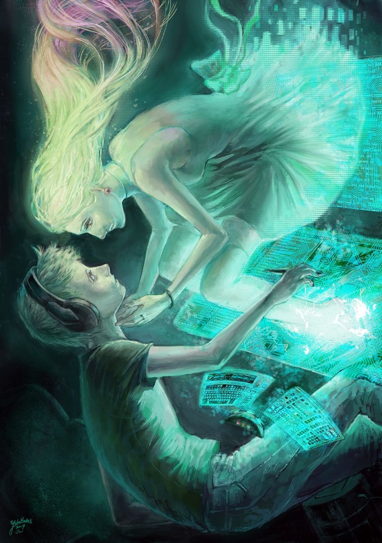 Девушка и призрак парня