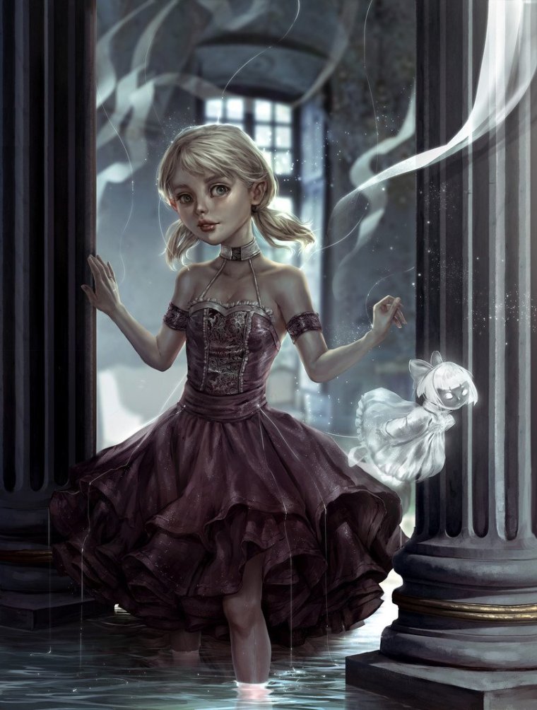 Ребенок фэнтези арт