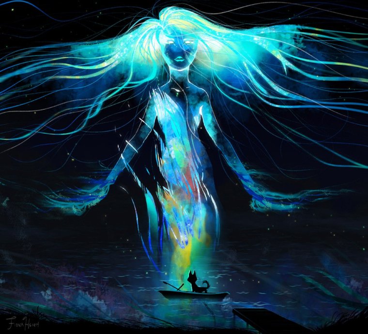 Девушка призрак арт