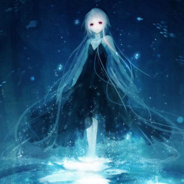 Аниме тян призрак