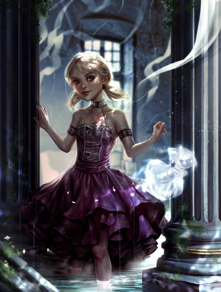 Призрак девушки фэнтези