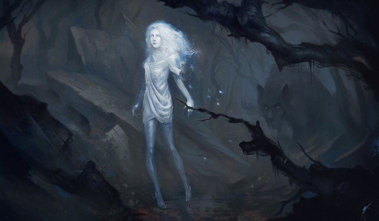 Призрак девушки фэнтези