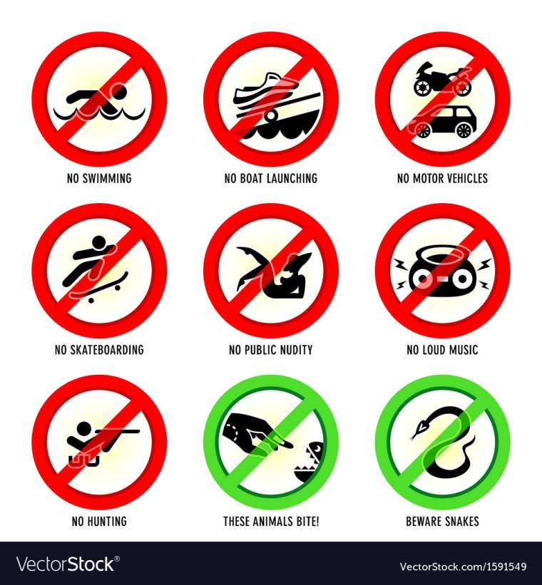 Знаки поведения в музее