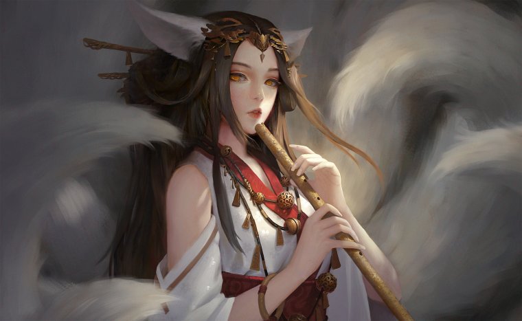 Кицунэ в виде животного фотография Кицунэ из жизни