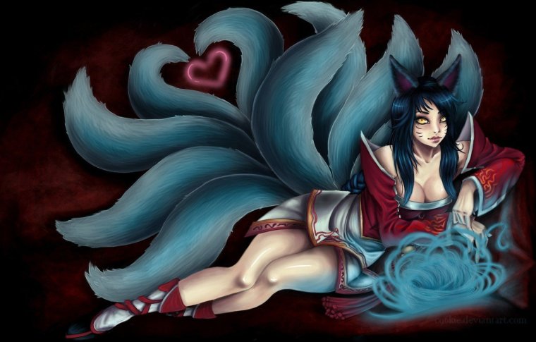 Девятихвостая лиса Ahri