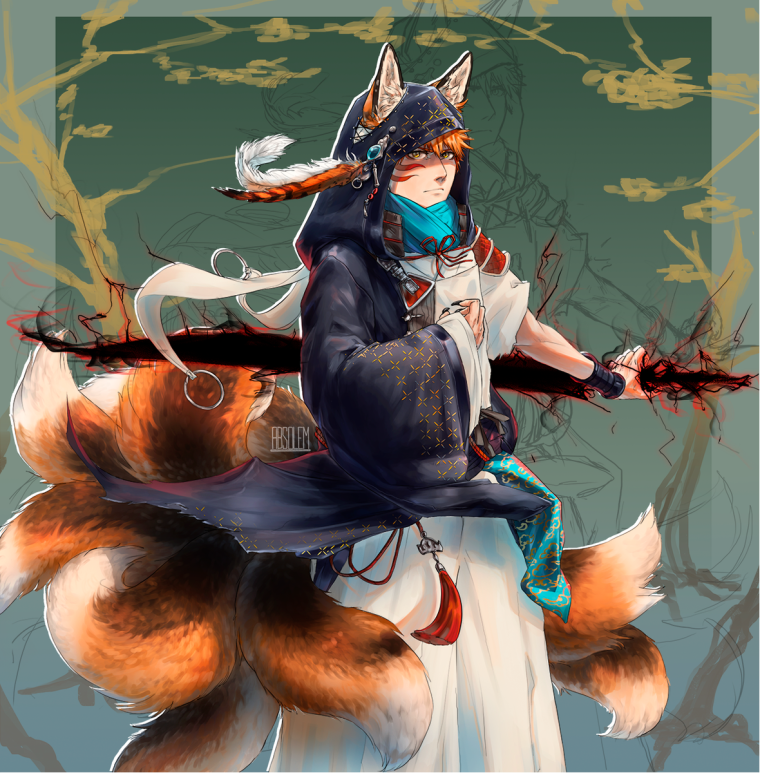 Генко Кицунэ арт