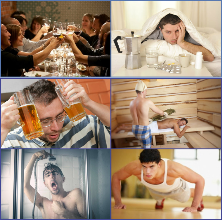 Мужчина с похмелья