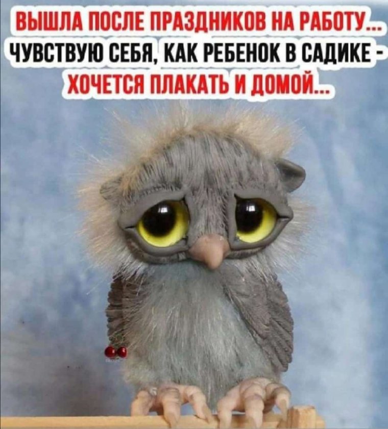 Смешная открытка опять на работу