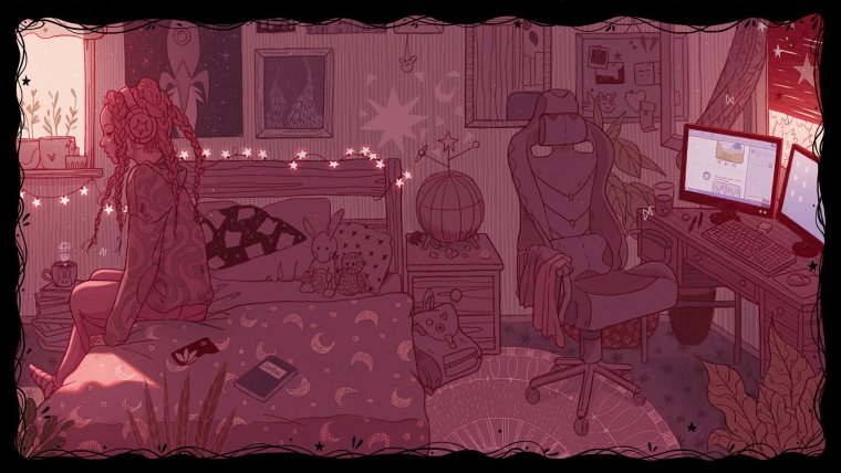 Однажды в спальне фон профиля в Steam