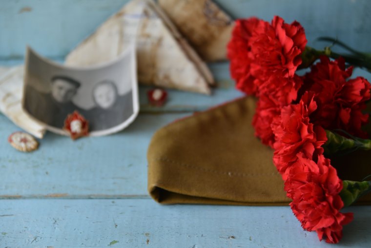 День Победы голубой фон