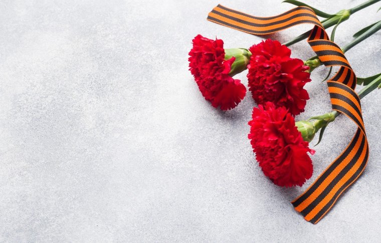 С днем Победы синий фон