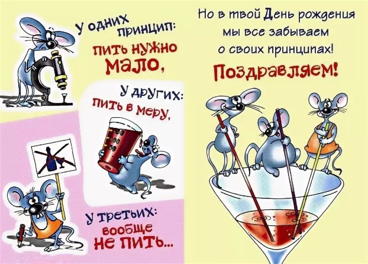 Смешные открытки на др модные