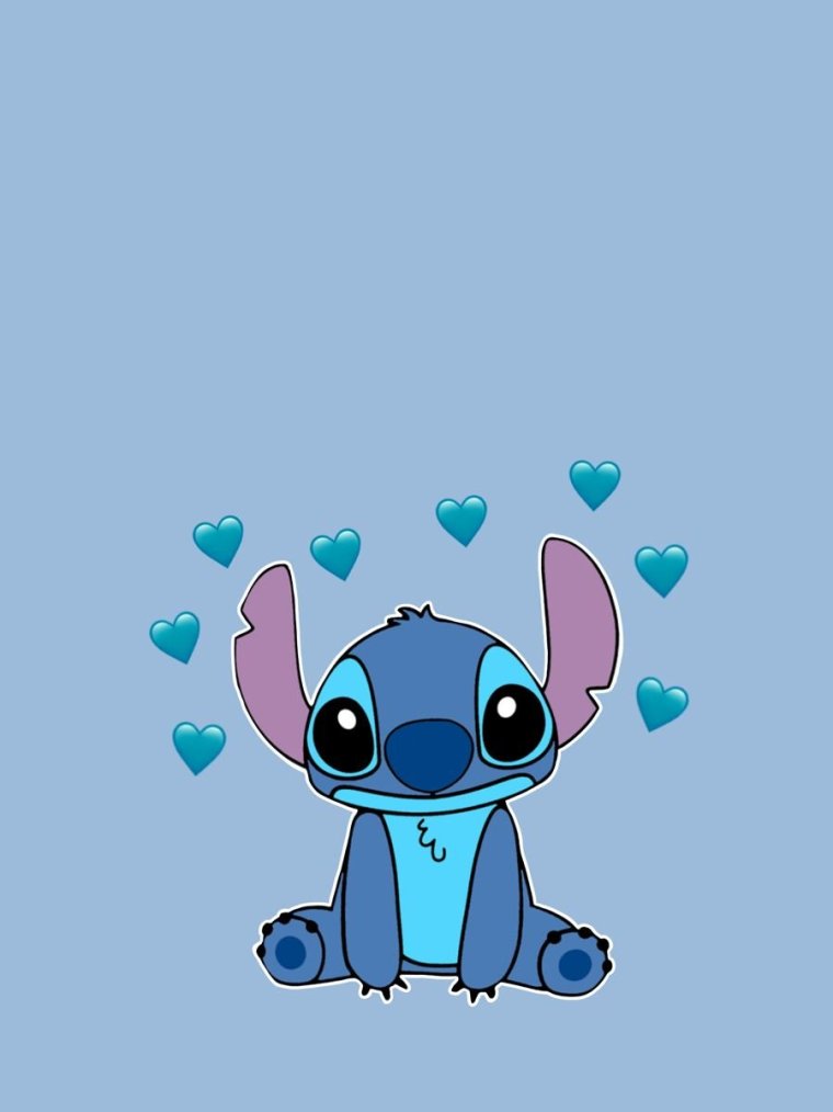 Розовый Стич и голубой Стич