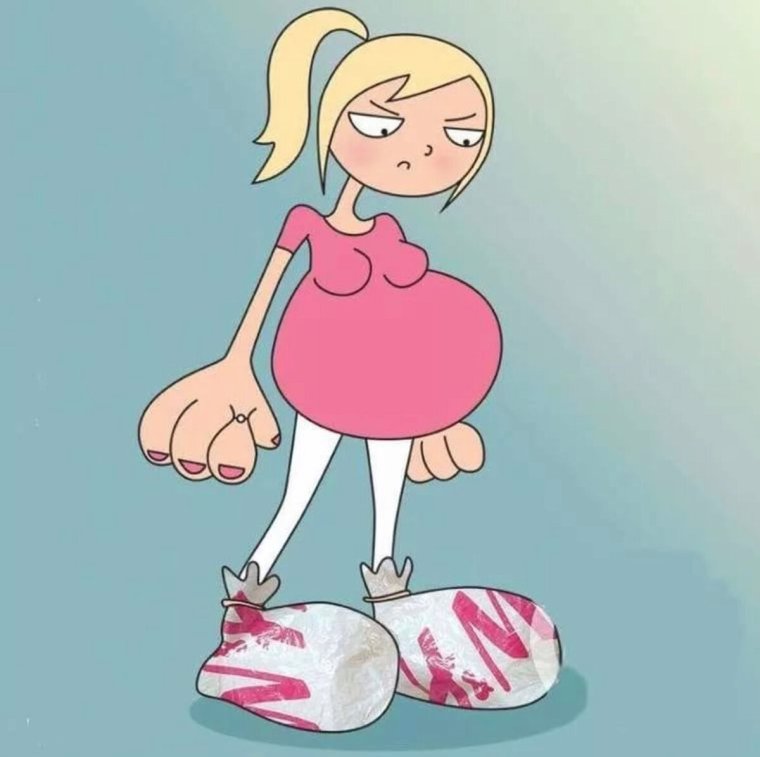 Смешные рисунки беременных