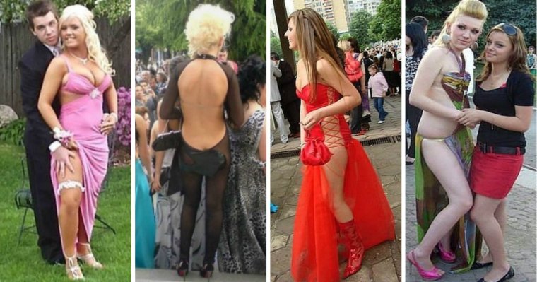 Позорные платья на выпускной
