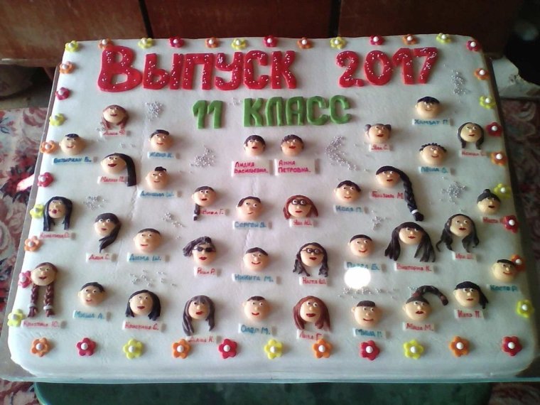 Оригинальный торт на выпускной