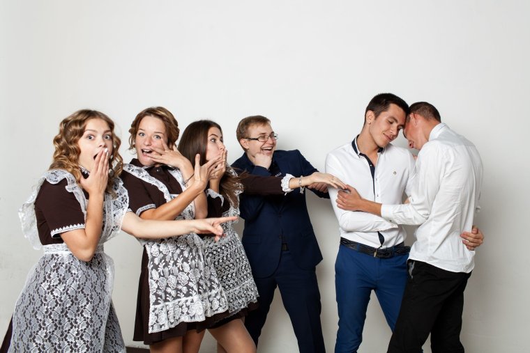 Фотосессия выпускников школы