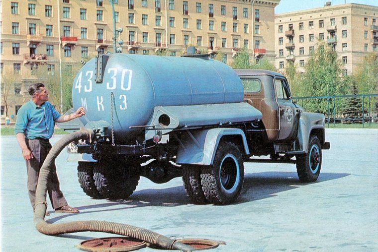 ГАЗ 53 ассенизаторская