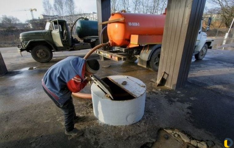 Откачка септиков визитка