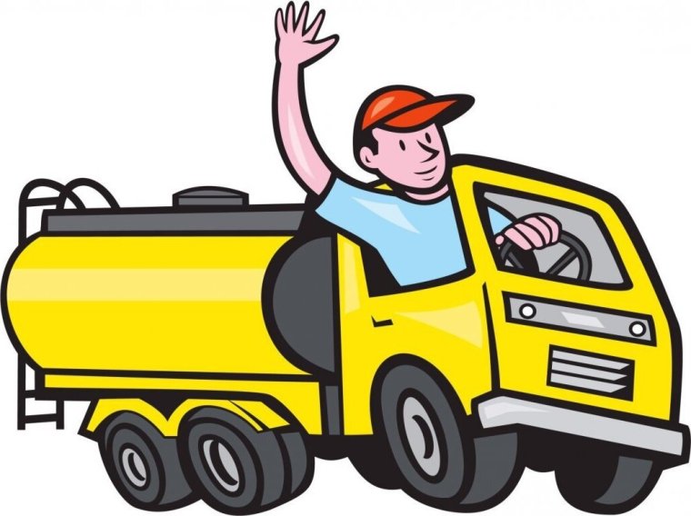 Водитель на прозрачном фоне