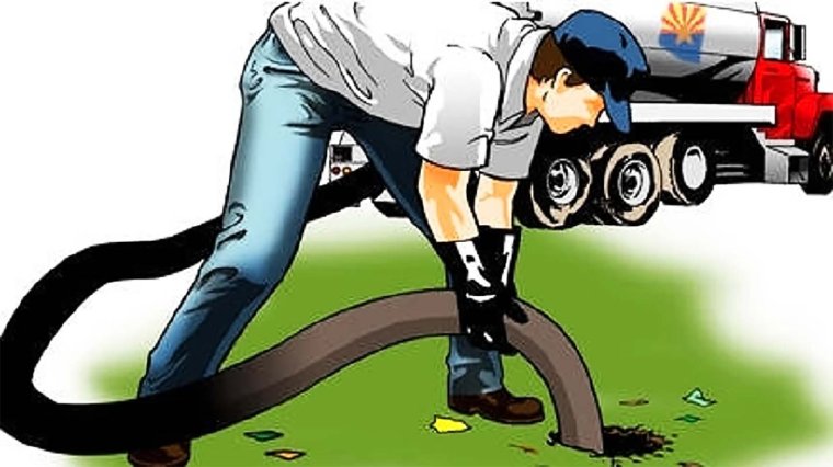 Откачка канализации рисунок