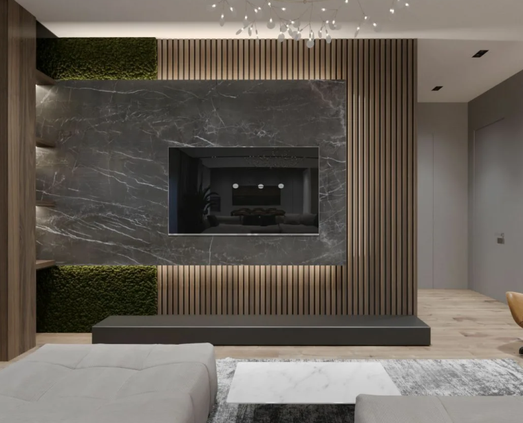 Панель за телевизором