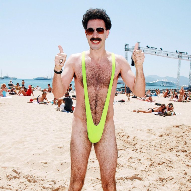 Саша Барон Коэн в Монокини