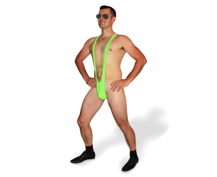 Мужчина в Красном купальнике