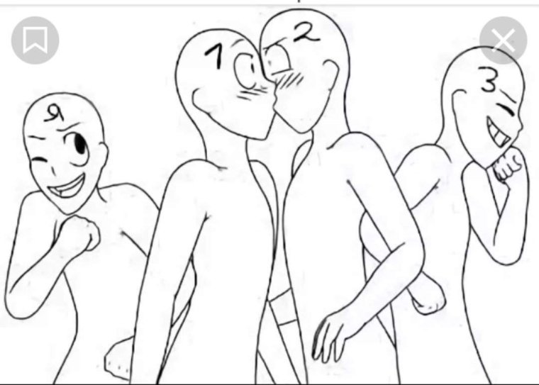 Позы для рисования ситуации