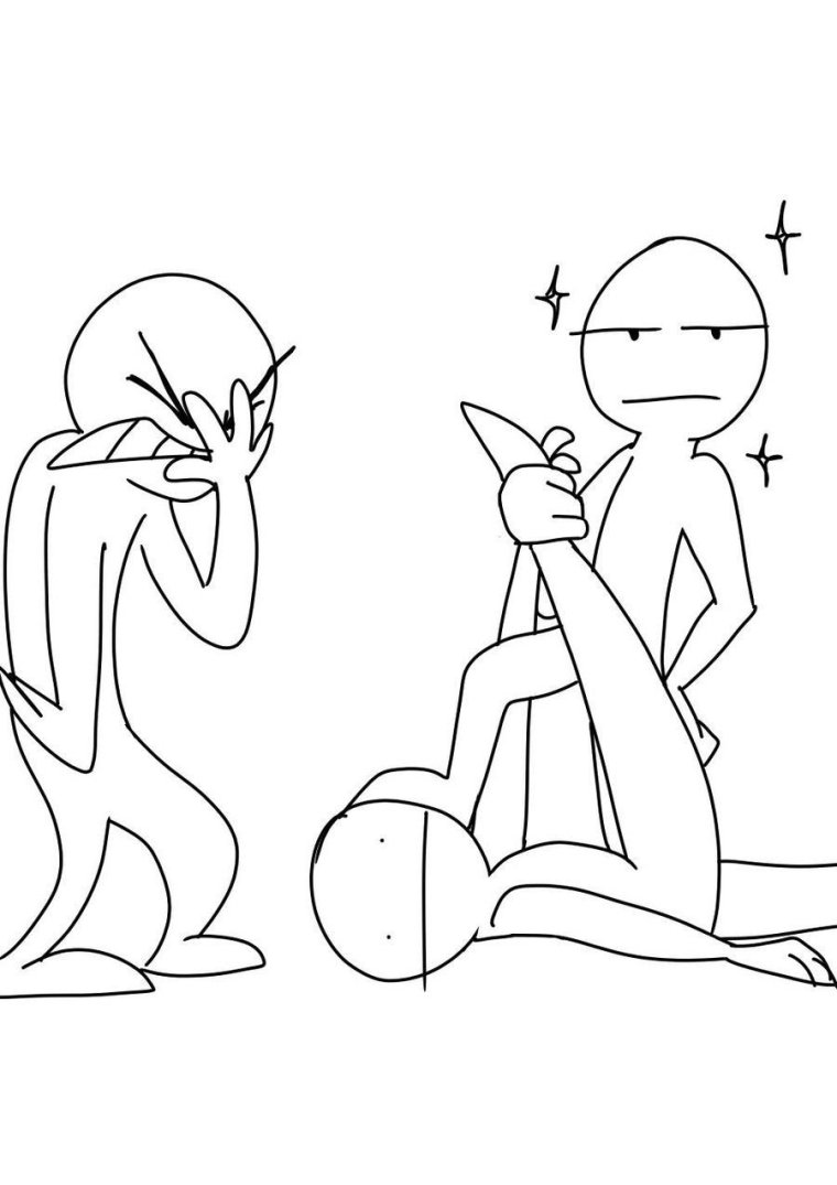 Позы на троих рисование