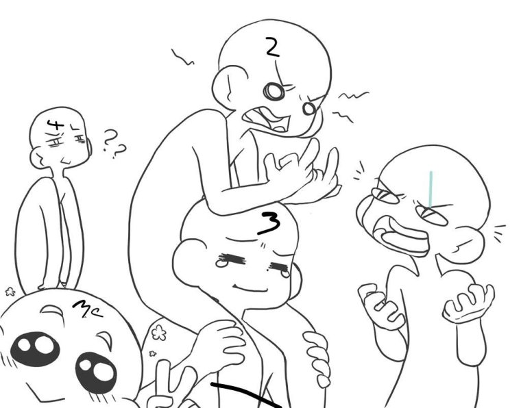 Позы для рисования ревность