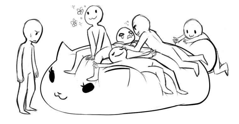 Заготовки поз для рисования