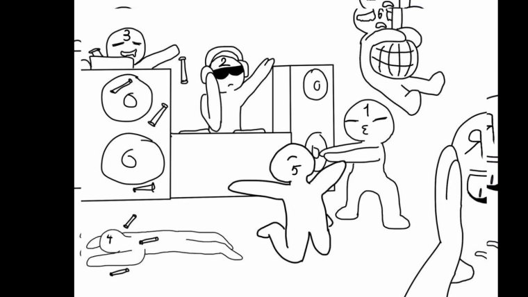 Позы для рисования смешные много