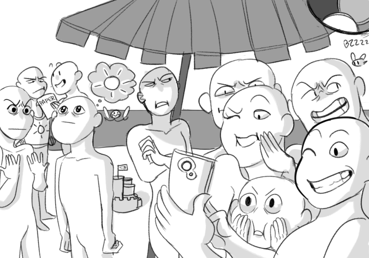 Манекены для рисования 4 человека