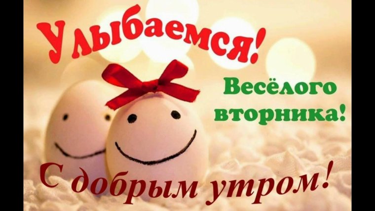 Сдобрым утром вторниеа