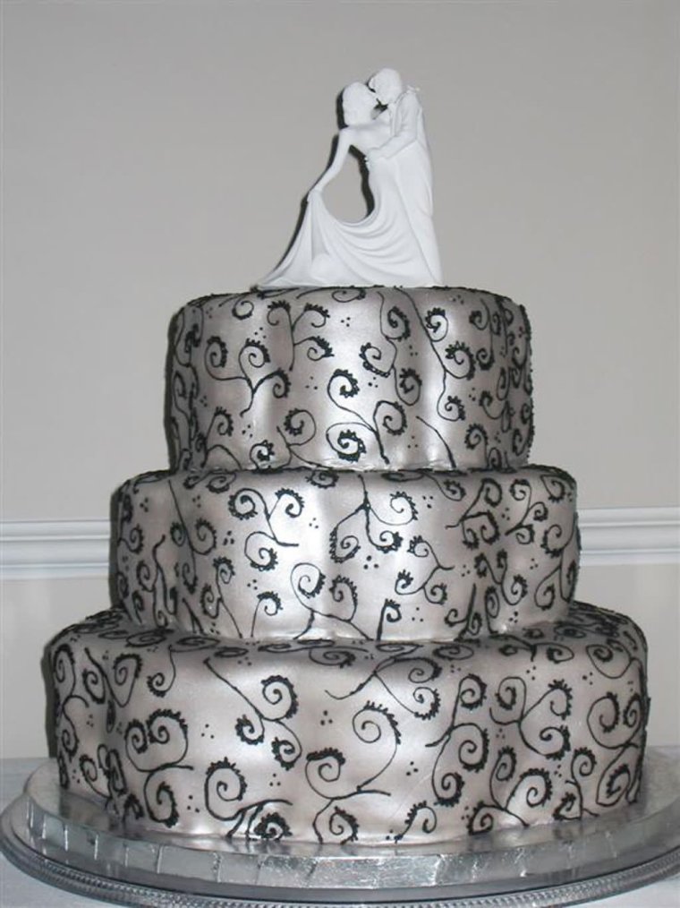 Торт на годовщину свадьбы 25