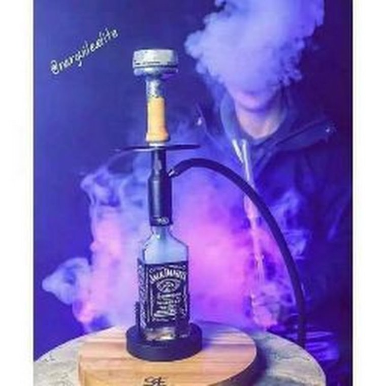 Дым в виде кальяна