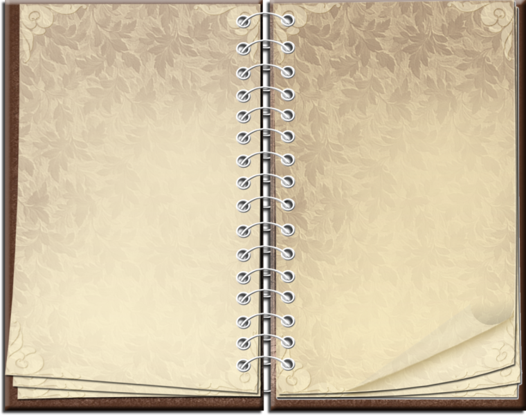 Фон в виде блокнота